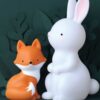 veilleuse design renard avec lumière douce